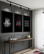 3-Panel Motivational Quotes Wall Art – Inspire Every Day