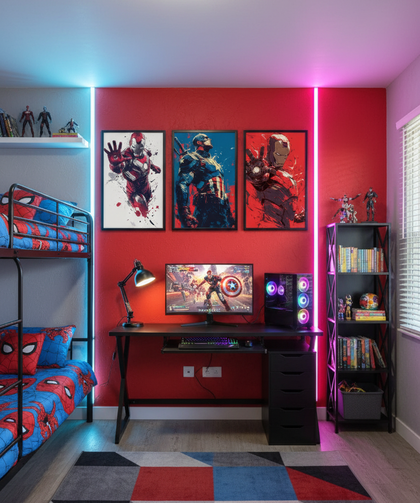 United Heroes – 3 Panel Avengers Wall Art