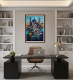 Allah Is Sufficient for Us – Islamic Calligraphy Wall Art