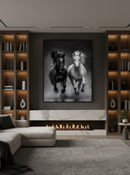 Running Horses – Power in Motion Wall Art Panel