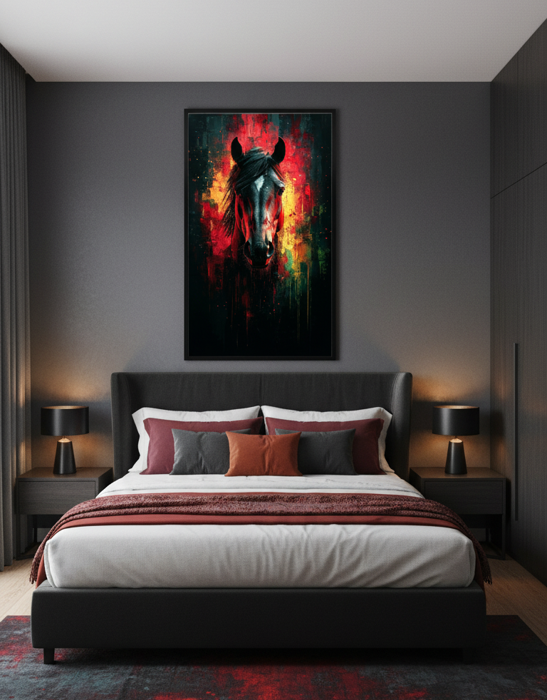 The Graceful Horse Wall Art Panel
