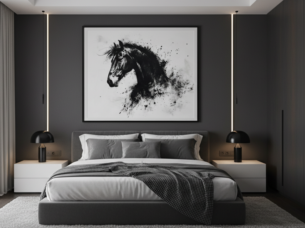 Majestic Horse Wall Art Panel