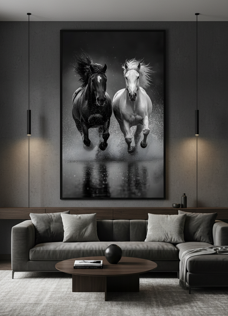 Running Horses – Power in Motion Wall Art Panel