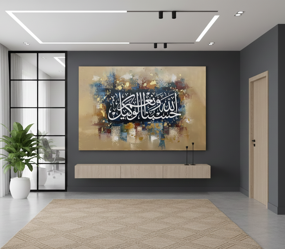 Allah Is Sufficient for Us – Islamic Wall Art