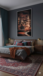 The Blue Mosque – Harmony in Architecture Wall Art