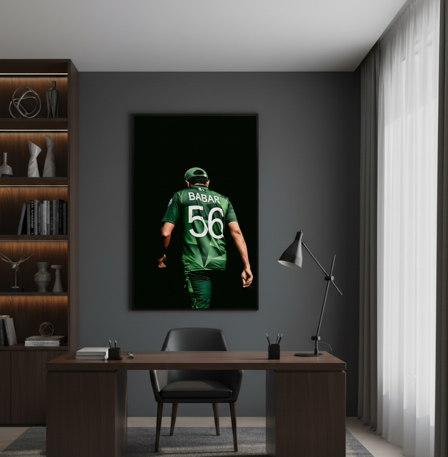 Walk of Glory – Babar Azam Wall Art