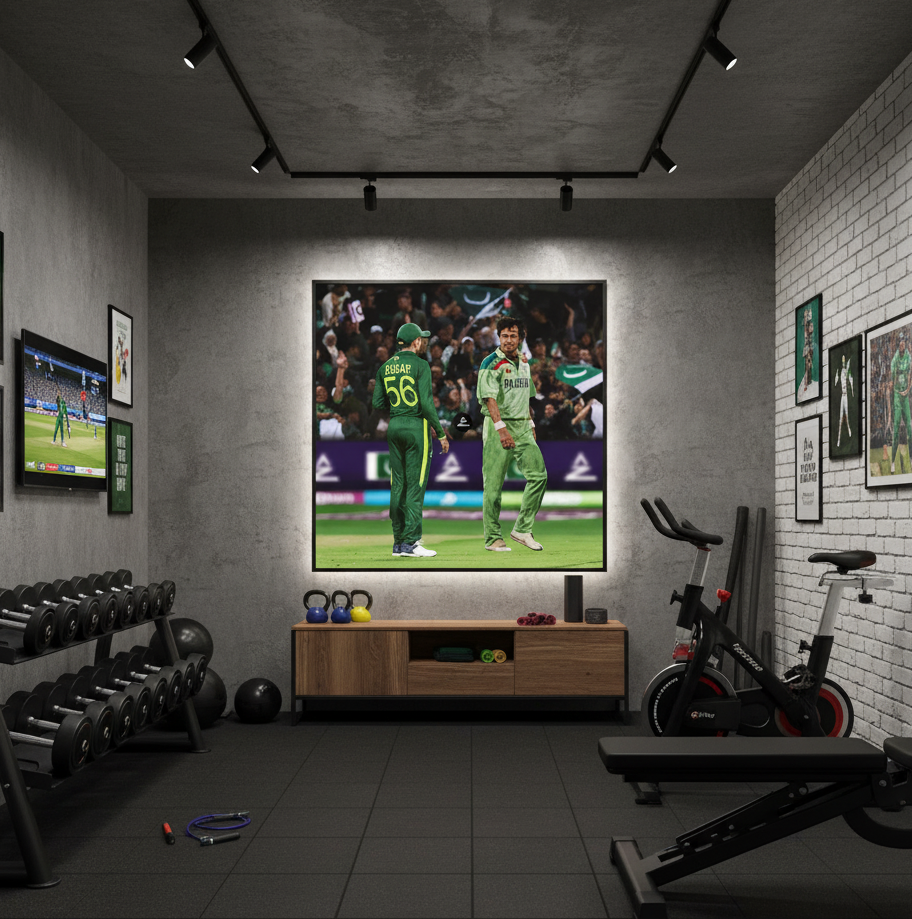 Legacy of Greatness – Babar Azam & Imran Khan Wall Art