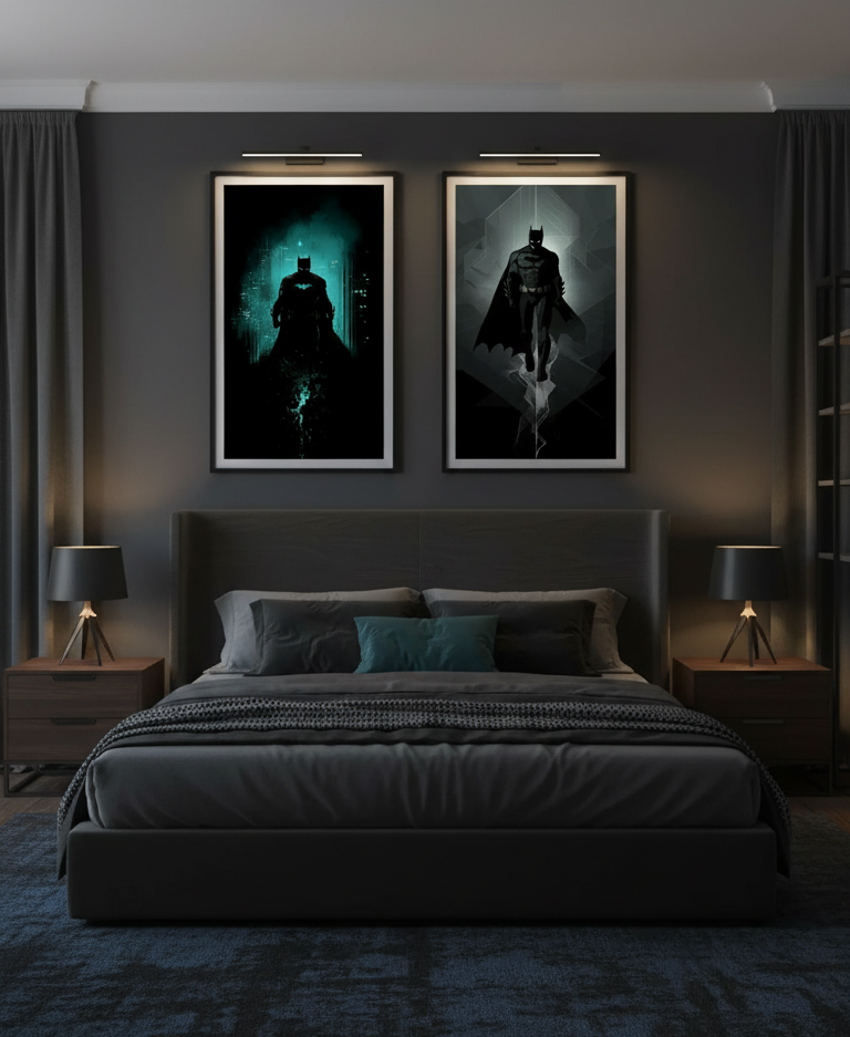 The Shadow Within – Two Panel Batman Art