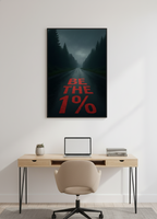 Be The 1% – Success Mindset Quote Wall Art