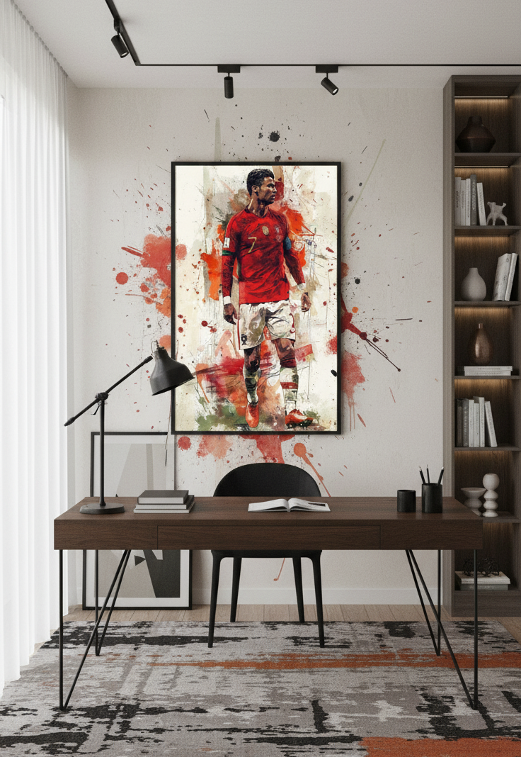 The Legend Stands – Cristiano Ronaldo Wall Art Panel