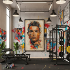 Cristiano Ronaldo – The Power of Color Wall Art