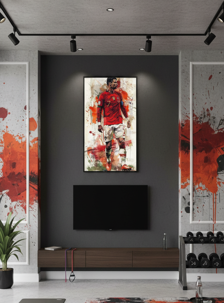 The Legend Stands – Cristiano Ronaldo Wall Art Panel