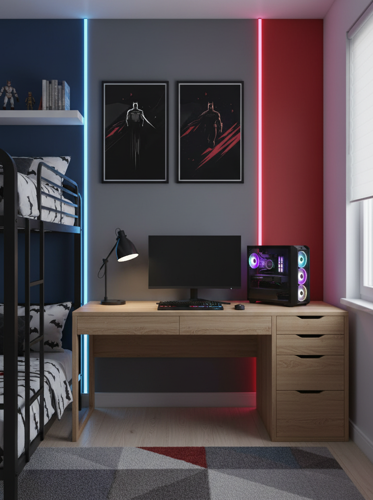 Dark Knight Legacy – 2 Panel Batman Wall Art