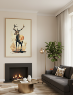 Majestic Deer Wall Art Panel