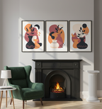 Earthen Bloom – Boho Pots & Flowers Wall Art