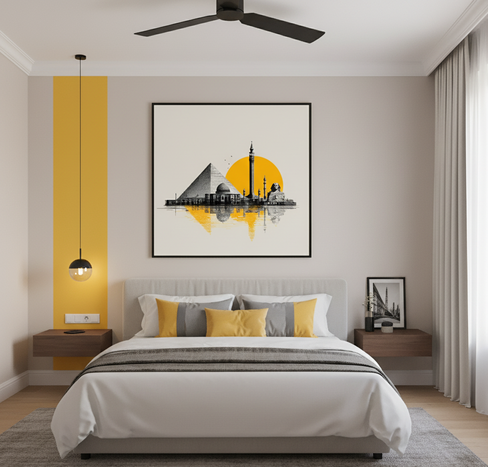 Timeless Horizon – The Skyline of Egypt Wall Art