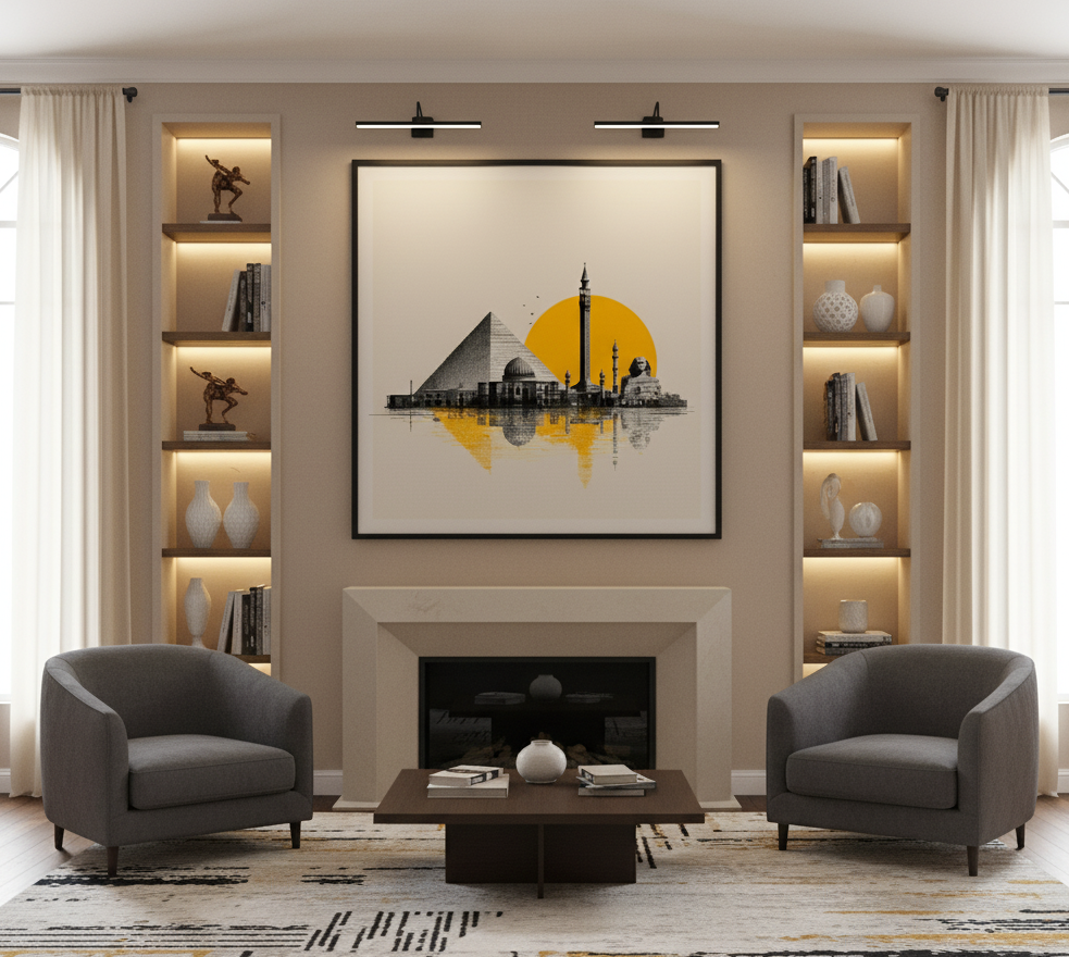 Timeless Horizon – The Skyline of Egypt Wall Art