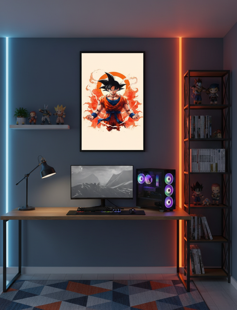 Super Saiyan Power – Goku Ascends Wall Art