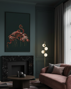 Graceful Flamingos Wall Art Panel