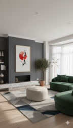 Grace in Flight – Crane Birds Wall Art Panel