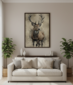 Grace of the Wild – The Stag’s Silent Strength Wall Art