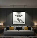 Hunt Your Goals – Cheetah Motivational Wall Art