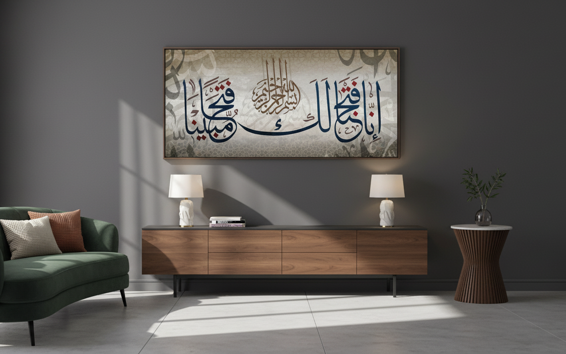 Surah Al-Fath (Victory) Wall Art Panel