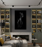Leopard Elegance With Power Wall Art Panel