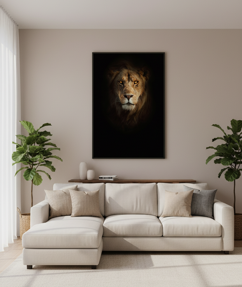 Lion Wall Art – The Power Within