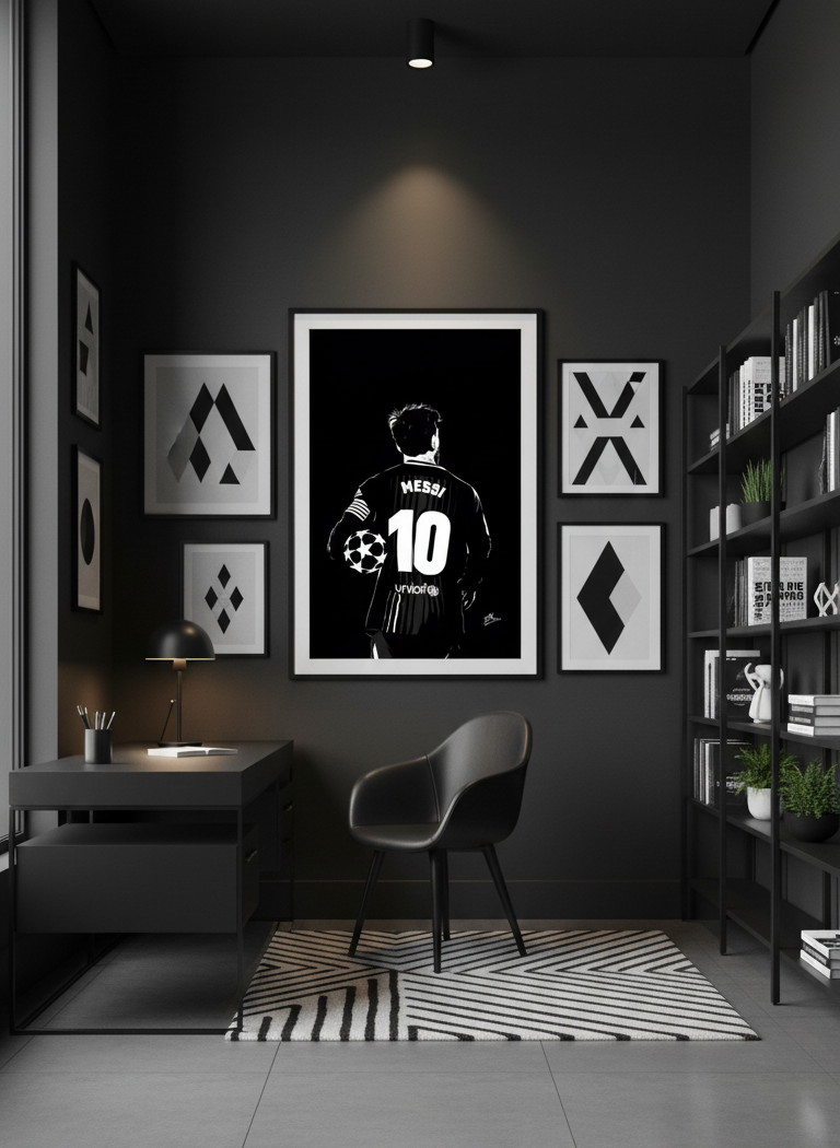 The Legend in Motion – Messi No.10 Wall Art