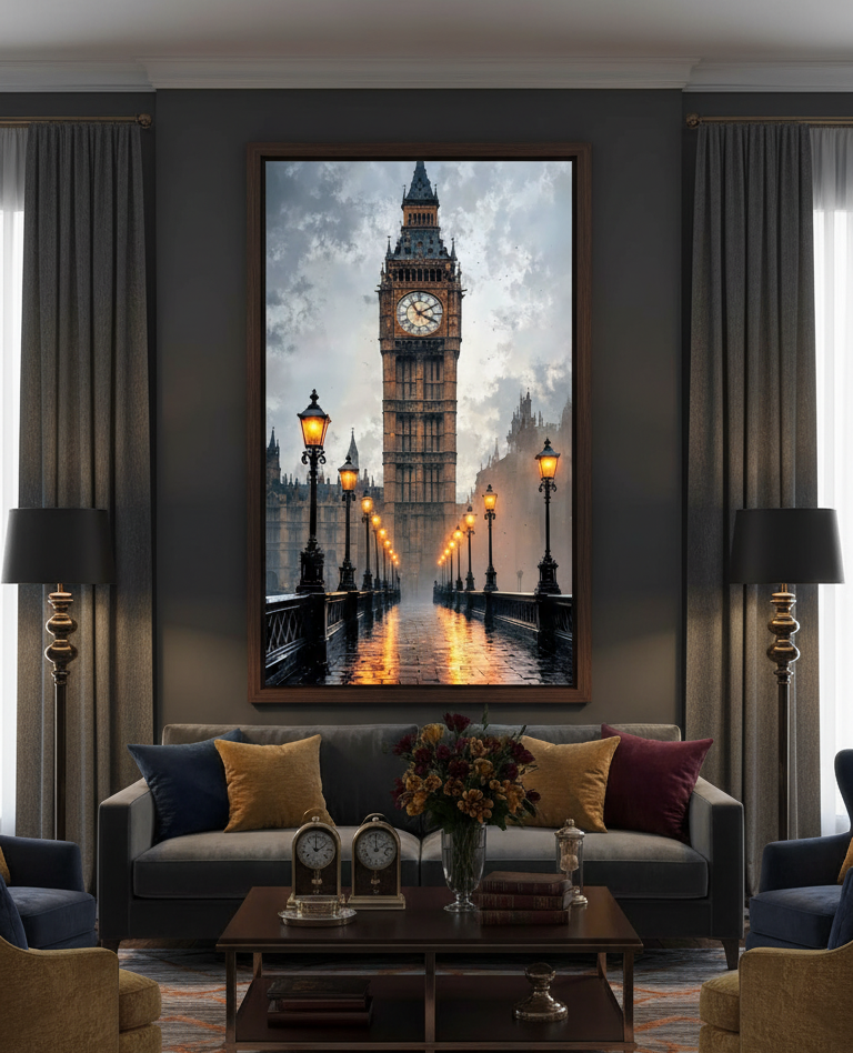 Timeless Grandeur – The London Tower Wall Art