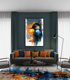 Majestic Blue – The Graceful Bird Wall Art