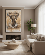 Majestic Elephant Wall Art Panel