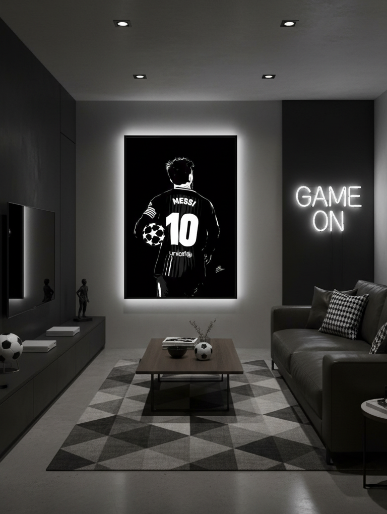 The Legend in Motion – Messi No.10 Wall Art