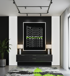 Stay Positive – Motivational Quote Wall Art
