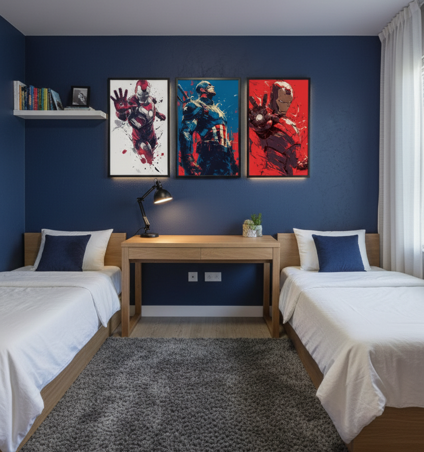 United Heroes – 3 Panel Avengers Wall Art