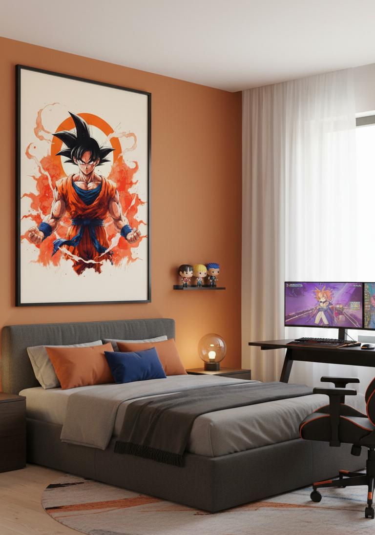 Super Saiyan Power – Goku Ascends Wall Art