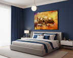 Golden Reflections – Mughal Splendor Mosque Wall Art