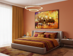 Golden Reflections – Mughal Splendor Mosque Wall Art