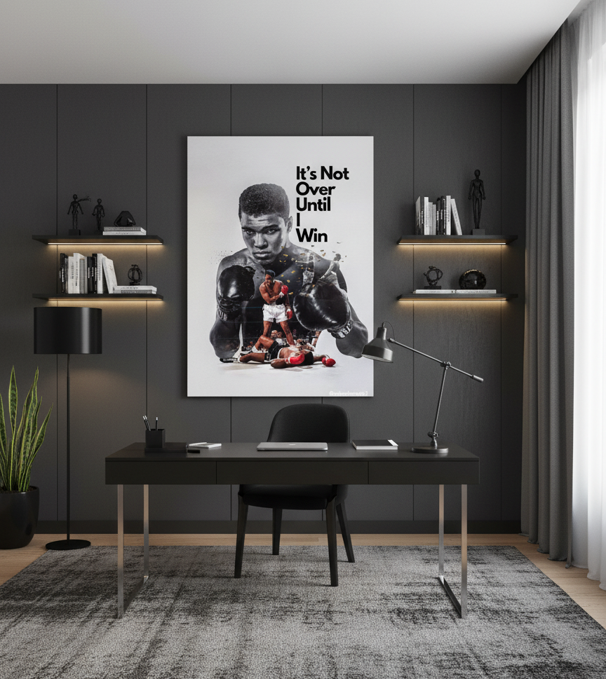 Unstoppable Spirit – Muhammad Ali Wall Art