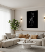 Leopard Elegance With Power Wall Art Panel