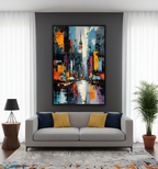 Urban Pulse – Abstract New York Street Wall Art