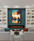 Quiet Pursuit – The Fisherman’s Calm Wall Art