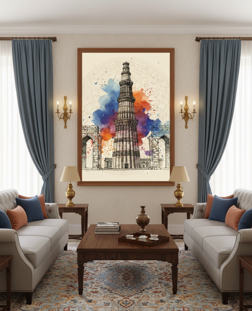 The Tower of Legacy – Qutub Minar Wall Art