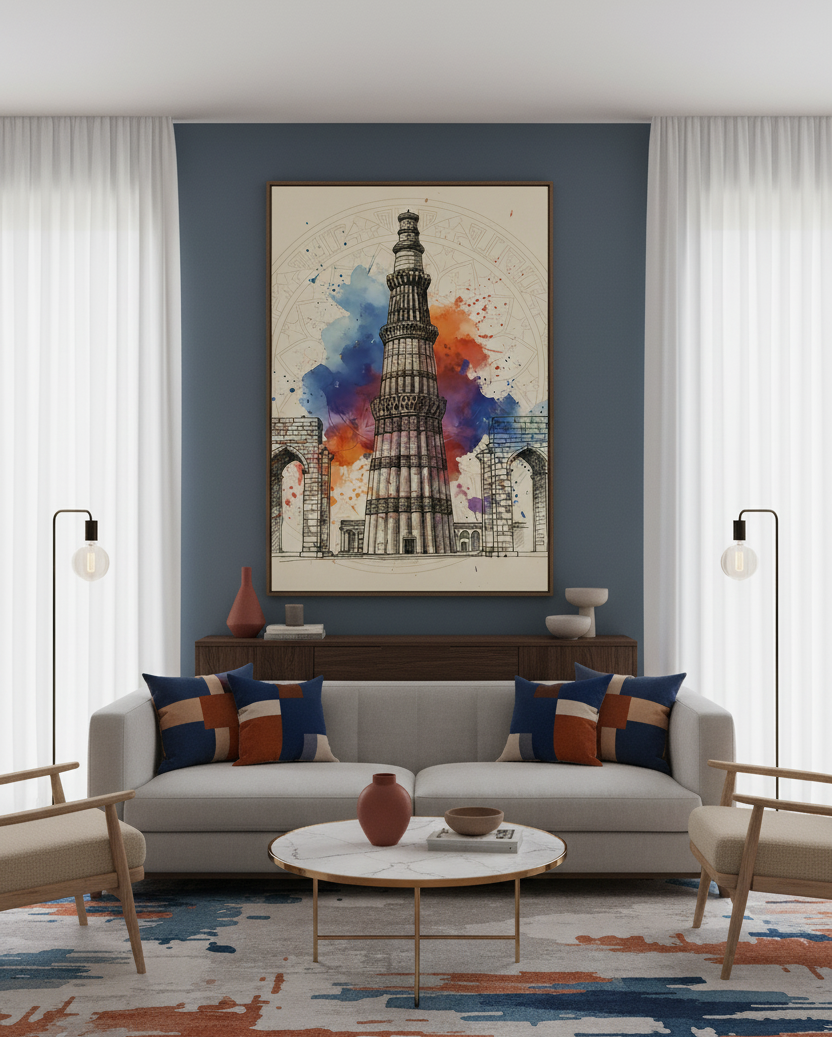 The Tower of Legacy – Qutub Minar Wall Art
