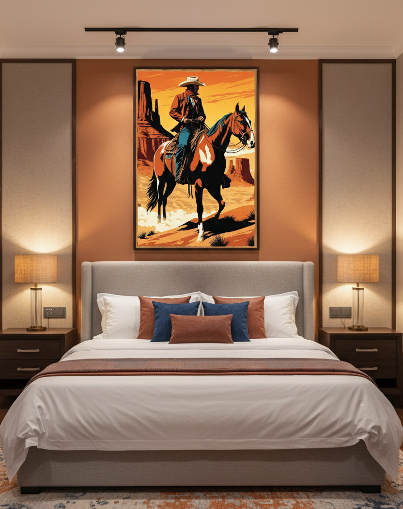 Ride Through the Hills – The Cowboy’s Journey Wall Art