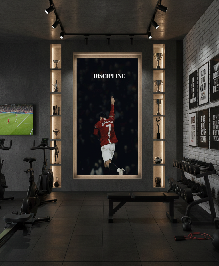 Discipline – The Ronaldo Way Wall Art Panel