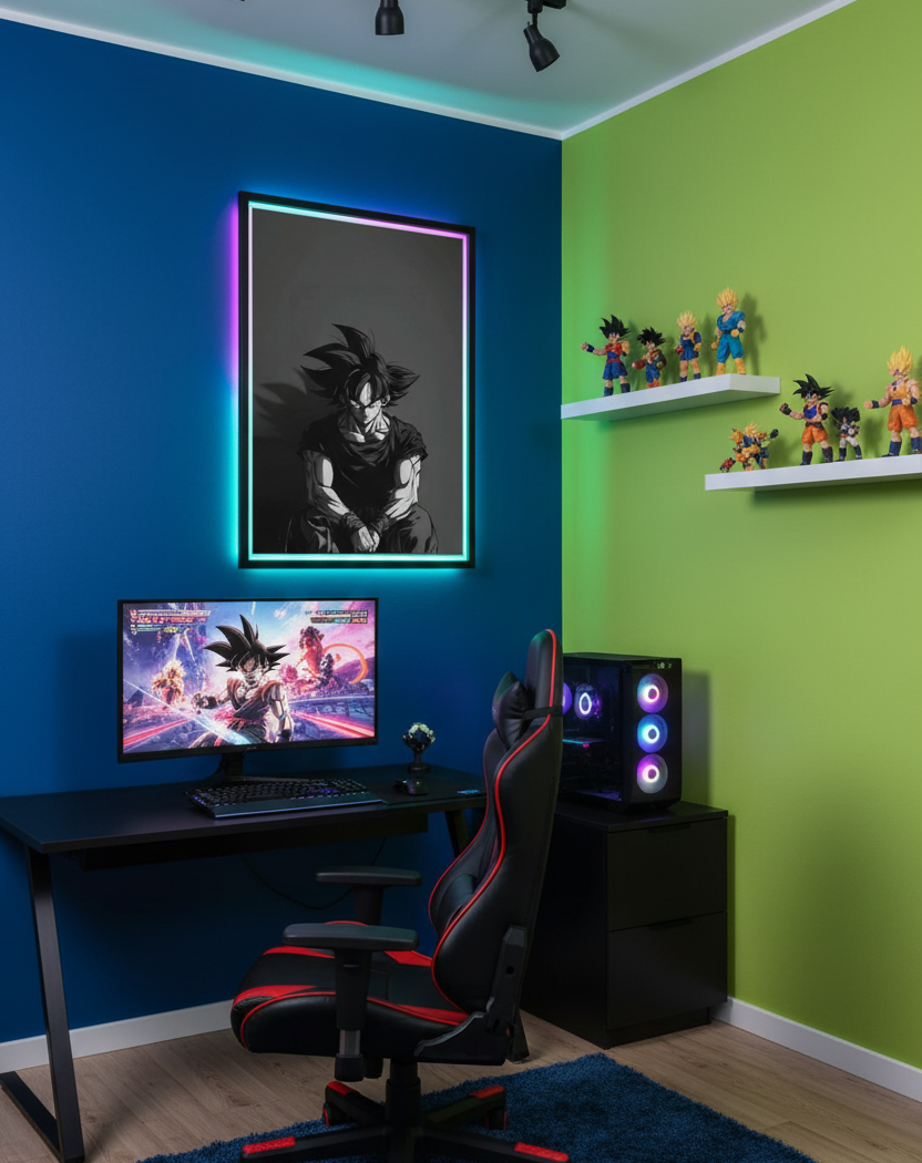 Saiyan Spirit – Goku Unleashed Wall Art