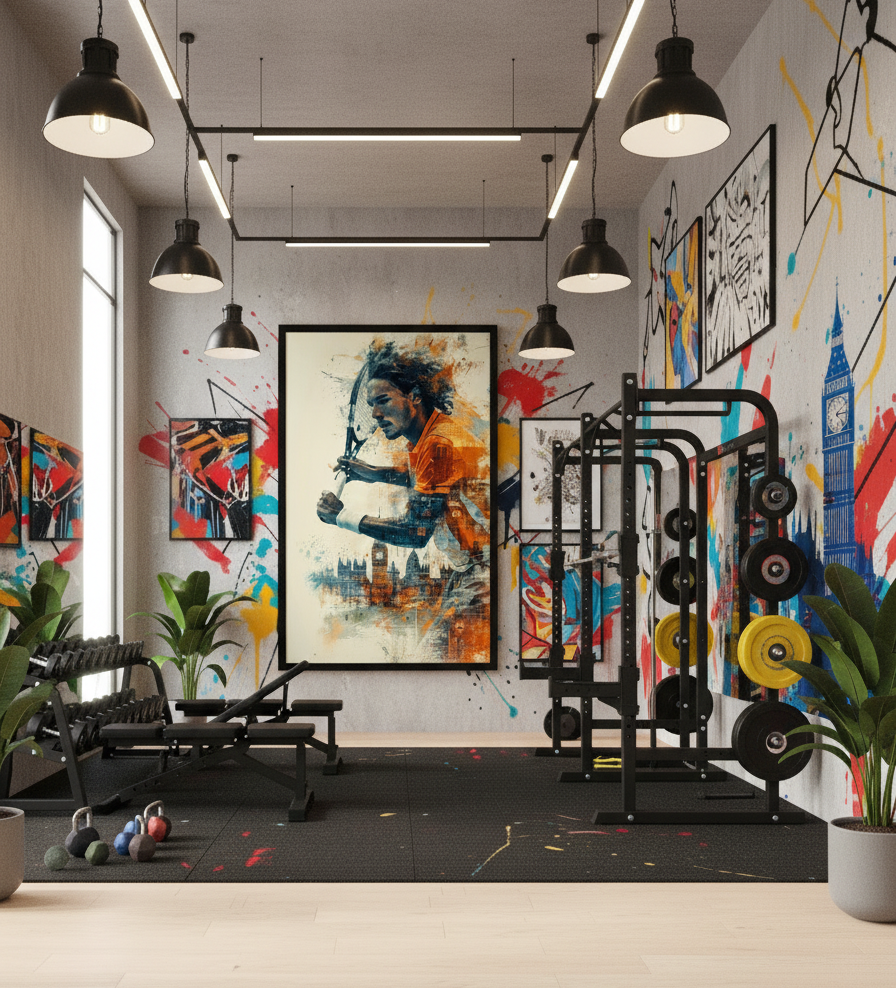 Game Point – London Tennis Spirit Wall Art