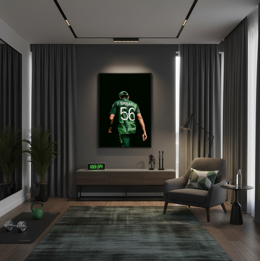 Walk of Glory – Babar Azam Wall Art